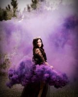 Цветной дым фиолетовый, SMOKING FOUNTAIN PURPLE